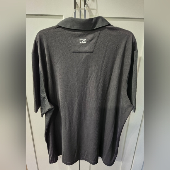Cutter & Buck Black Performance DryTec 50+UPF Polo Shirt - Picture 2 of 6